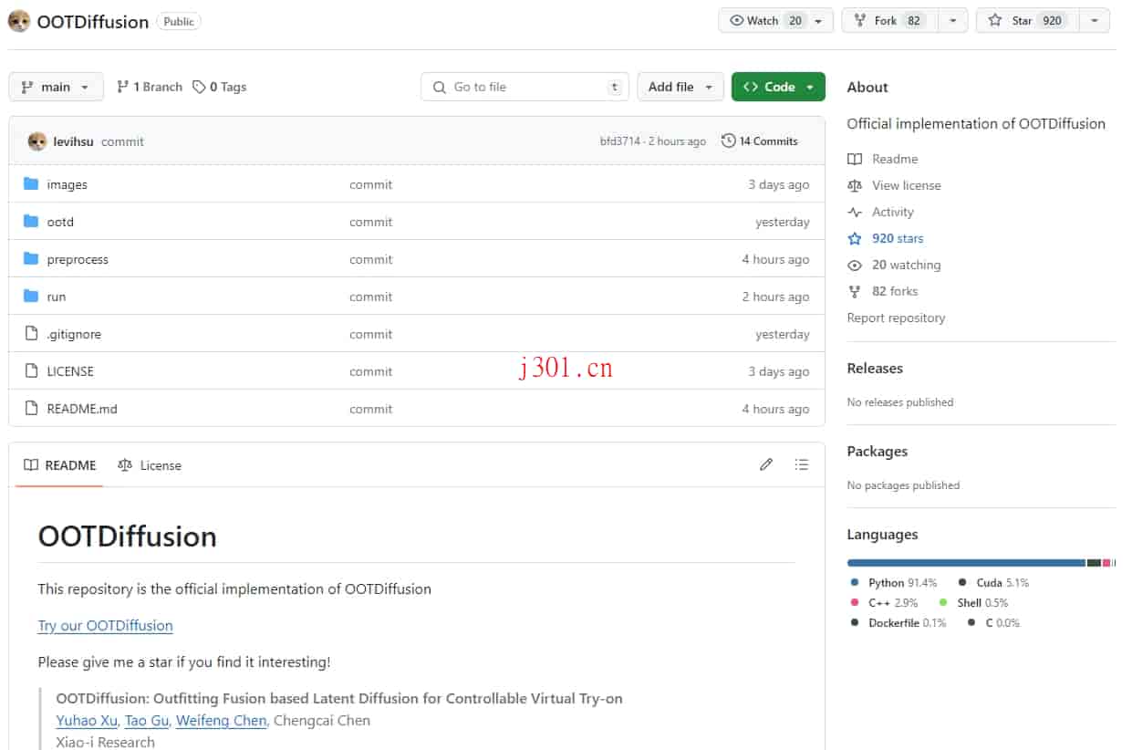 github_ai_tool_ootdiffusion_2