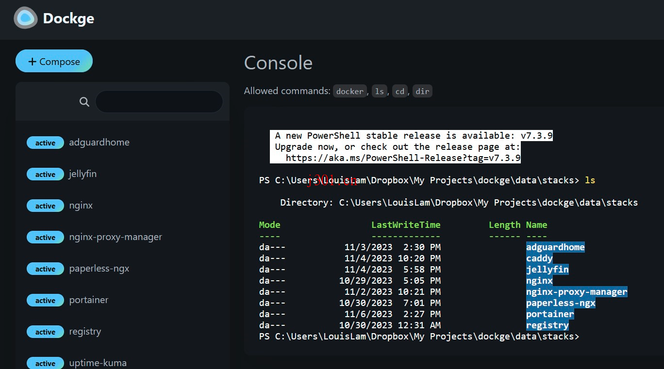 github_practical_dockge_5